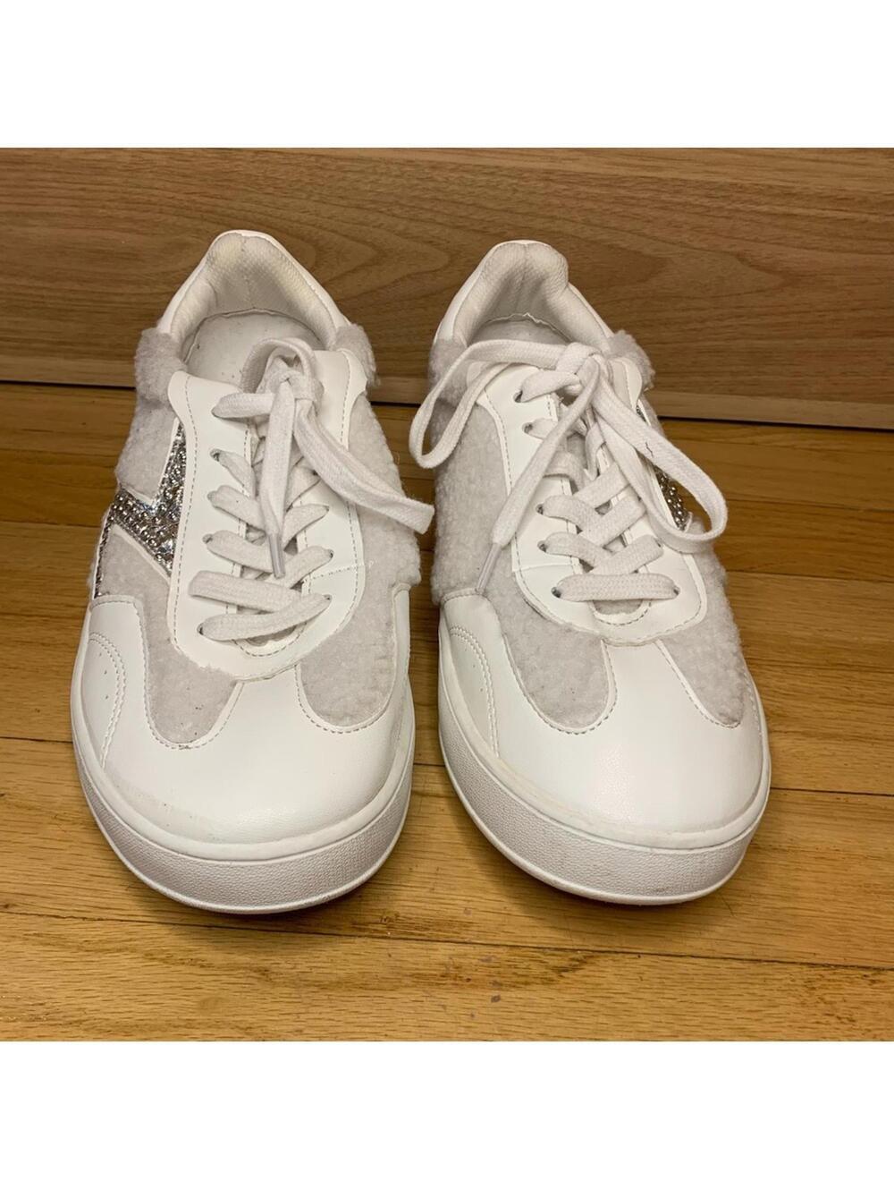 Zodiac Sansa Lace Up Sneakers in White and Silver - Size 8.5 - Picture 3 of 8